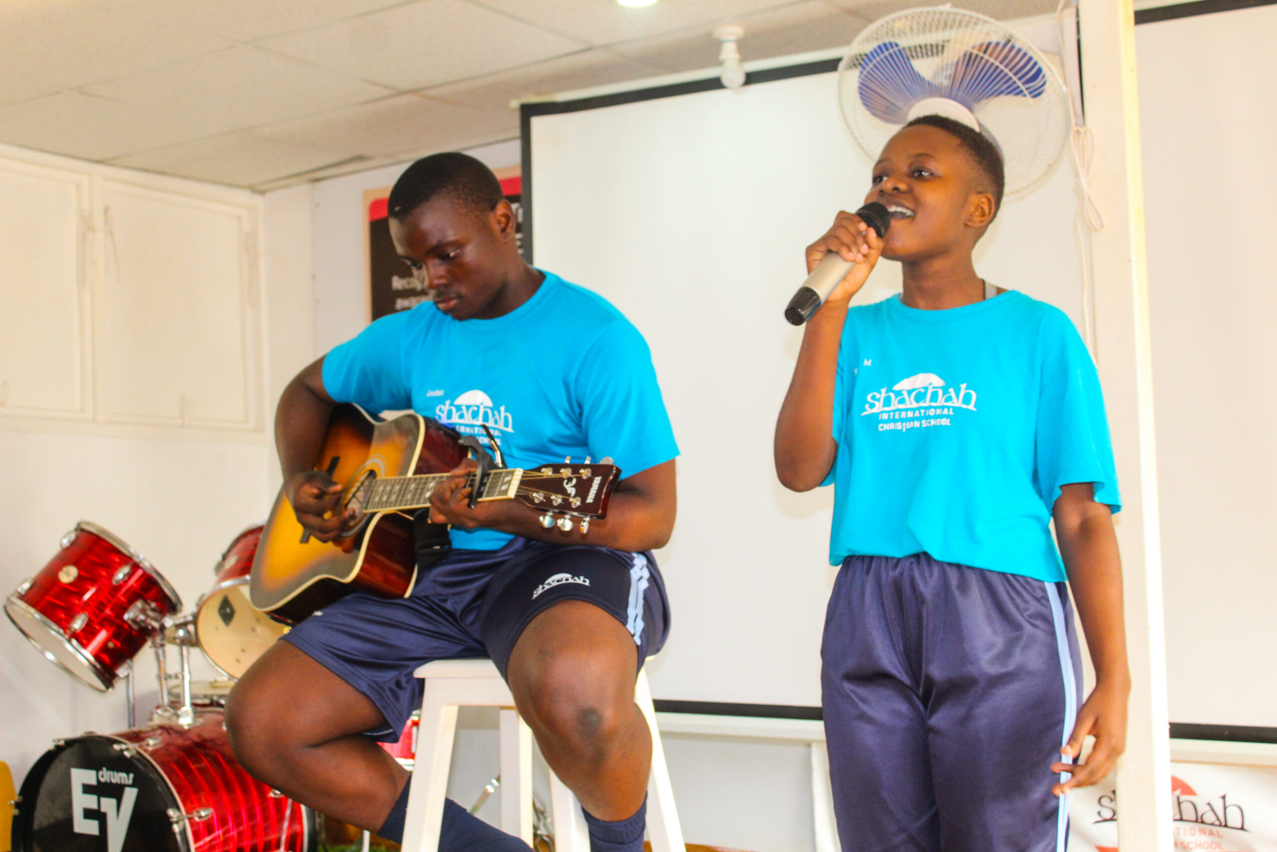 Students sharing a moment